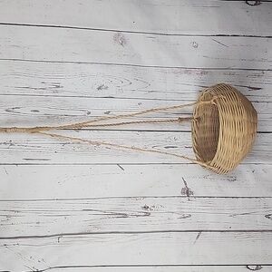 Wicker Plant Hanger Pot
